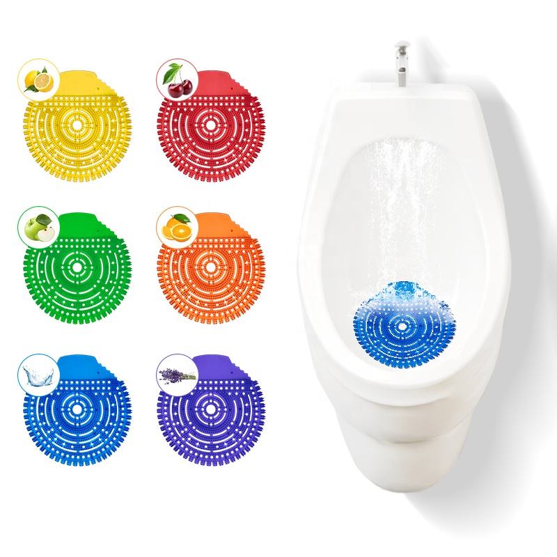Home Depot Bathroom Vanities - 6-teilige Urinal-Bildschirm-Deodorierungsmatten, Anti-Spritz-Pad, Lufterfrischer, aromatisch, entfernt