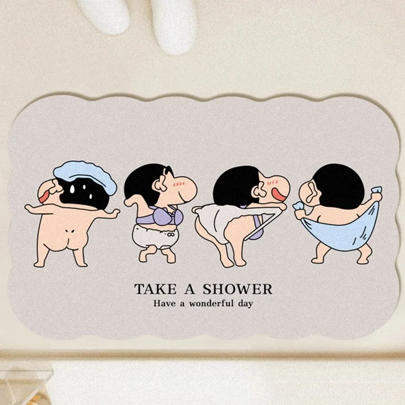 Home Bathroom Mats - Cartoon niedlichen Buntstift Shin-Chan Home Bad