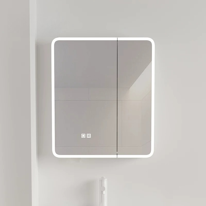 Bathroom Mirror Led - Beleuchteter LED-Badezimmerspiegel Smart Antibeschlag Touch-Sensor Dimmbarer