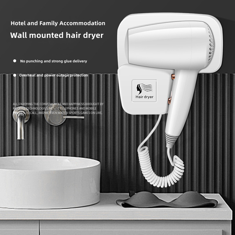 Home Depot Bathroom Vanities - Nicht perforierter Wand-Haartrockner 1300w Hochleistungs-Schnelltrocknungs-Negativionen-Hotel-und Gästehaus-Badezimmer-Haartrockner