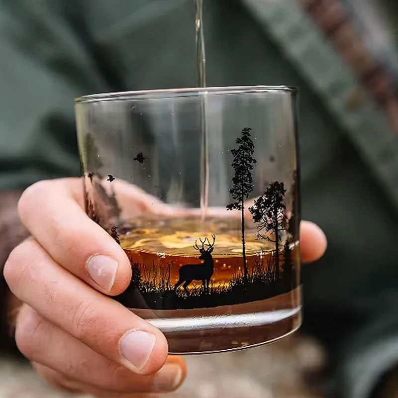 Yamazaki Home Bathroom Storage - 300ml Bar-Whiskyglas Party-Scotch-Brandy-Becher Kreative Dickbodige Glasbecher