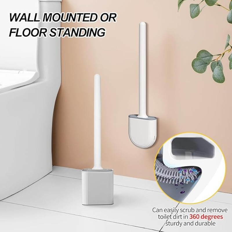 Silikon-Toilettenbürste mit Ha – Toilet Brush Holder Bewertung und Preis