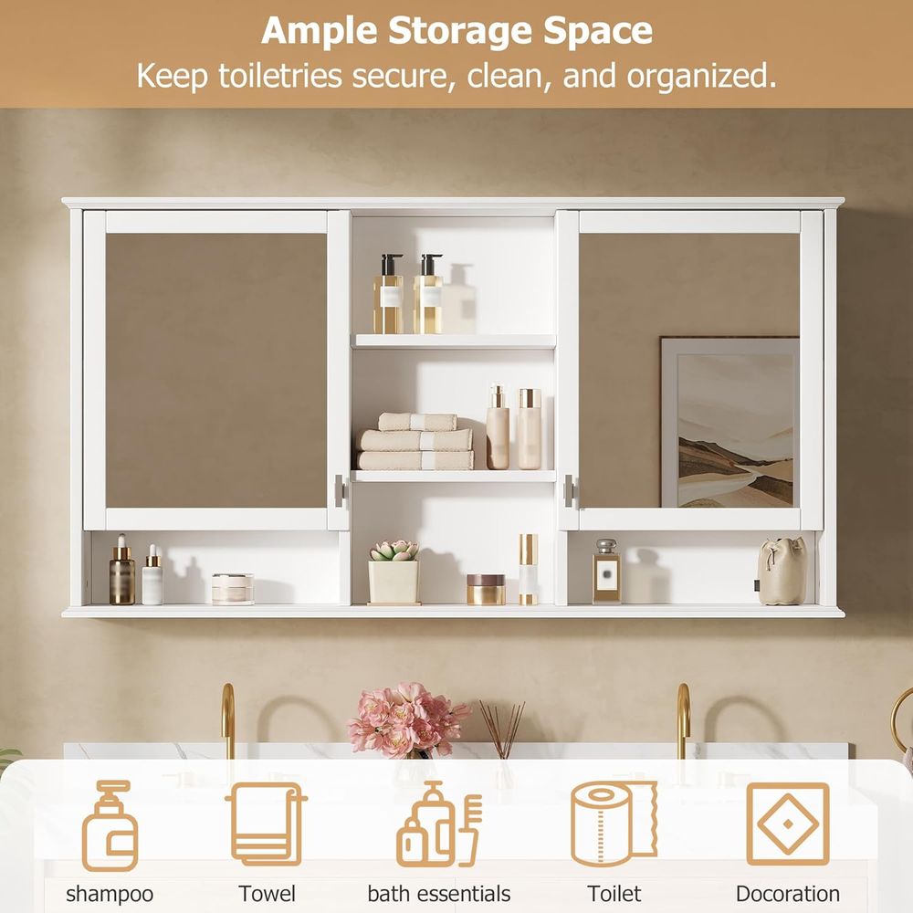 55 x 28 Zoll großer Badezimmer – Home Bathroom Cabinets Bewertung und Preis