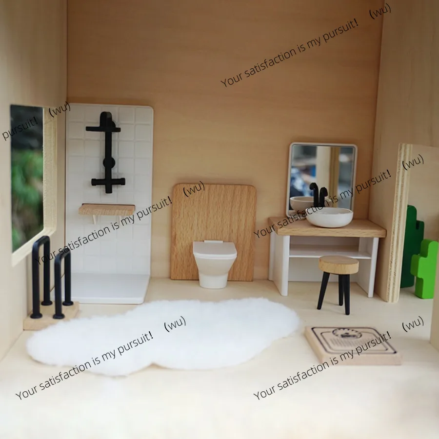 Badezimmer-Szenenmodell, simul – Home Bathroom Scene Bewertung und Preis