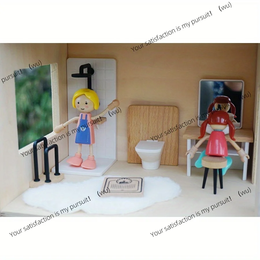 Badezimmer-Szenenmodell, simul – Home Bathroom Scene Bewertung und Preis