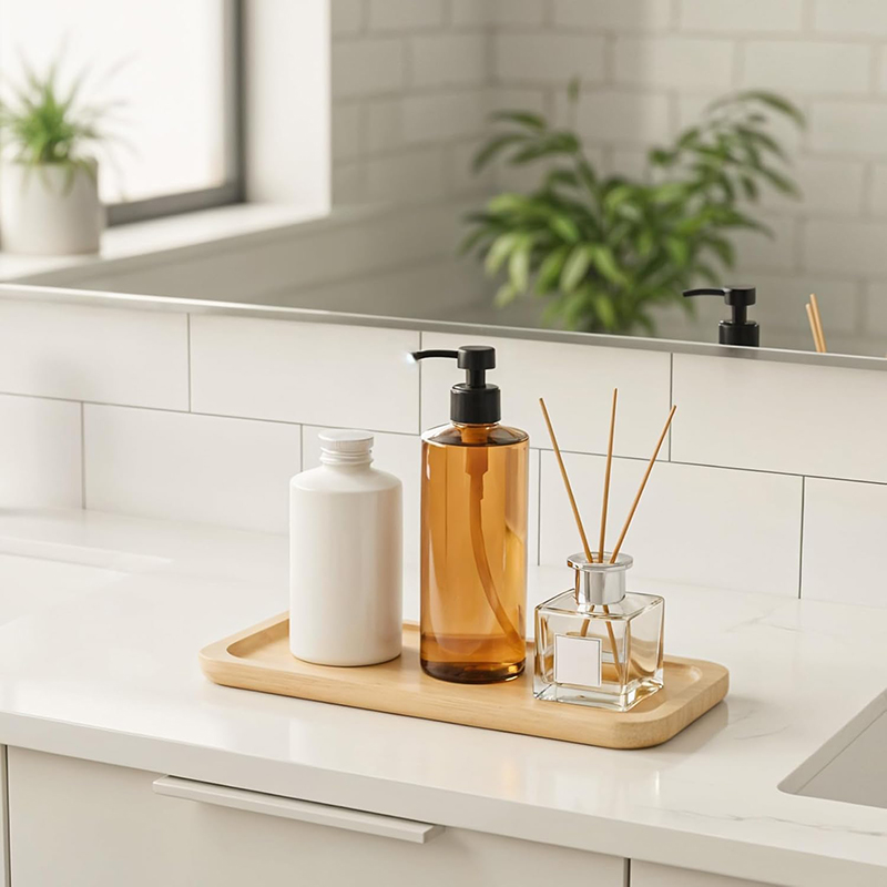 Badezimmer-Zubehör-Set aus Bam – Zara Home Bathroom Set Bewertung und Preis