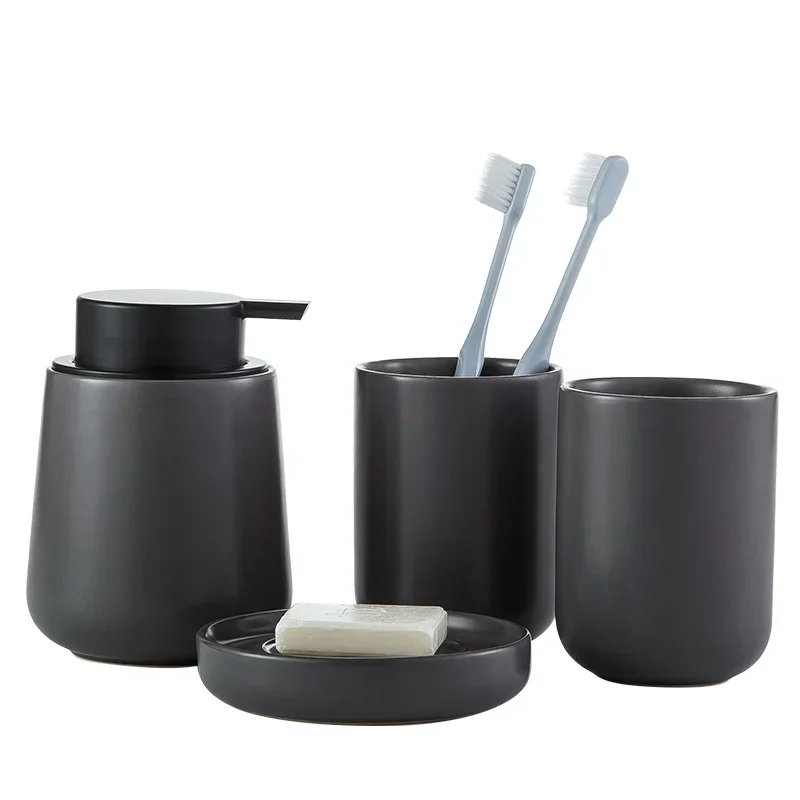 Dunkelgrau Keramik Bad Lotion  – Zara Home Bathroom Set Bewertung und Preis