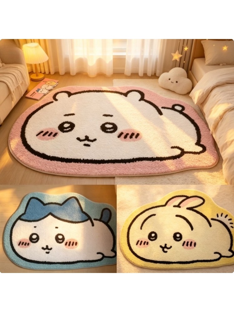 Chiikawa Cartoon-Teppich Anime – Home Bathroom Rugs Bewertung und Preis