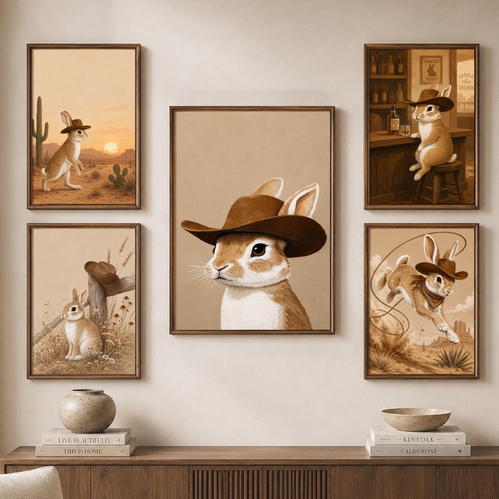 Western Cowboy Rabbit Desert S – Home Bathroom Scene Bewertung und Preis