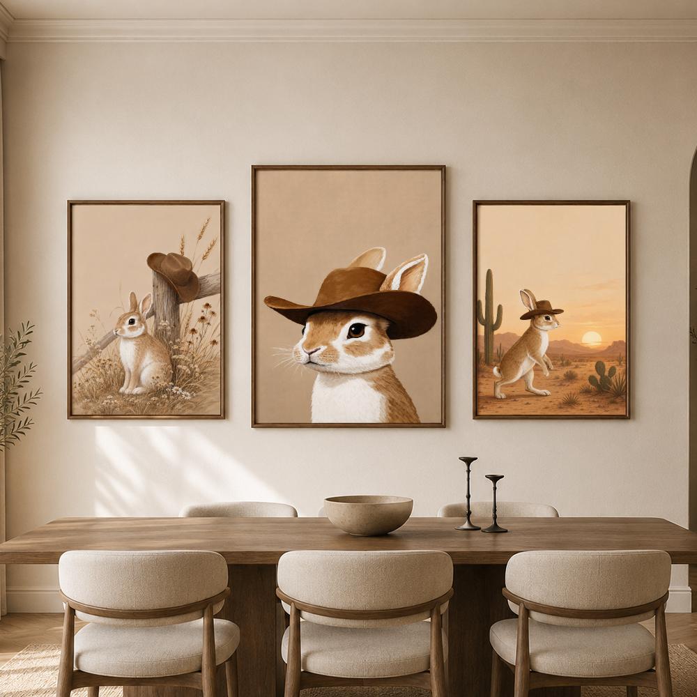 Western Cowboy Rabbit Desert S – Home Bathroom Scene Bewertung und Preis