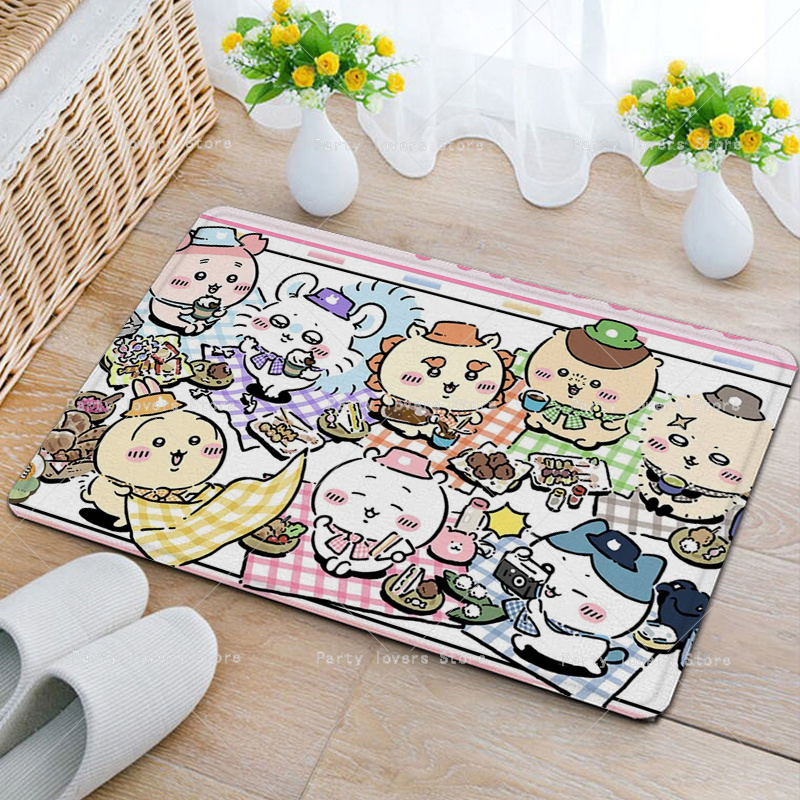 Anime Chiikawas Flanell-Teppic – Home Bathroom Rugs Bewertung und Preis