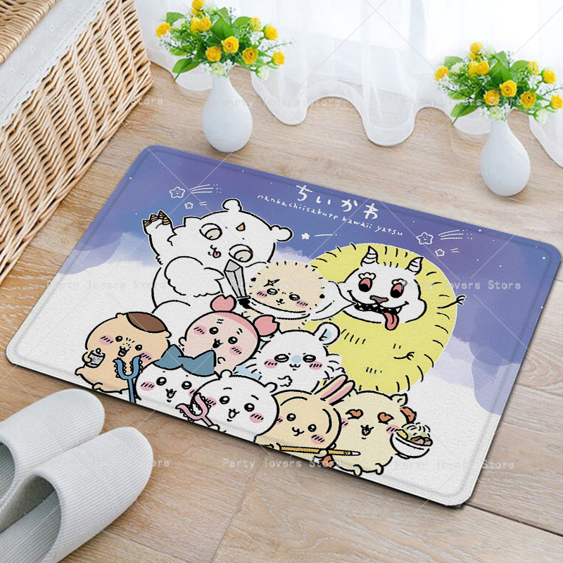 Anime Chiikawas Flanell-Teppic – Home Bathroom Rugs Bewertung und Preis