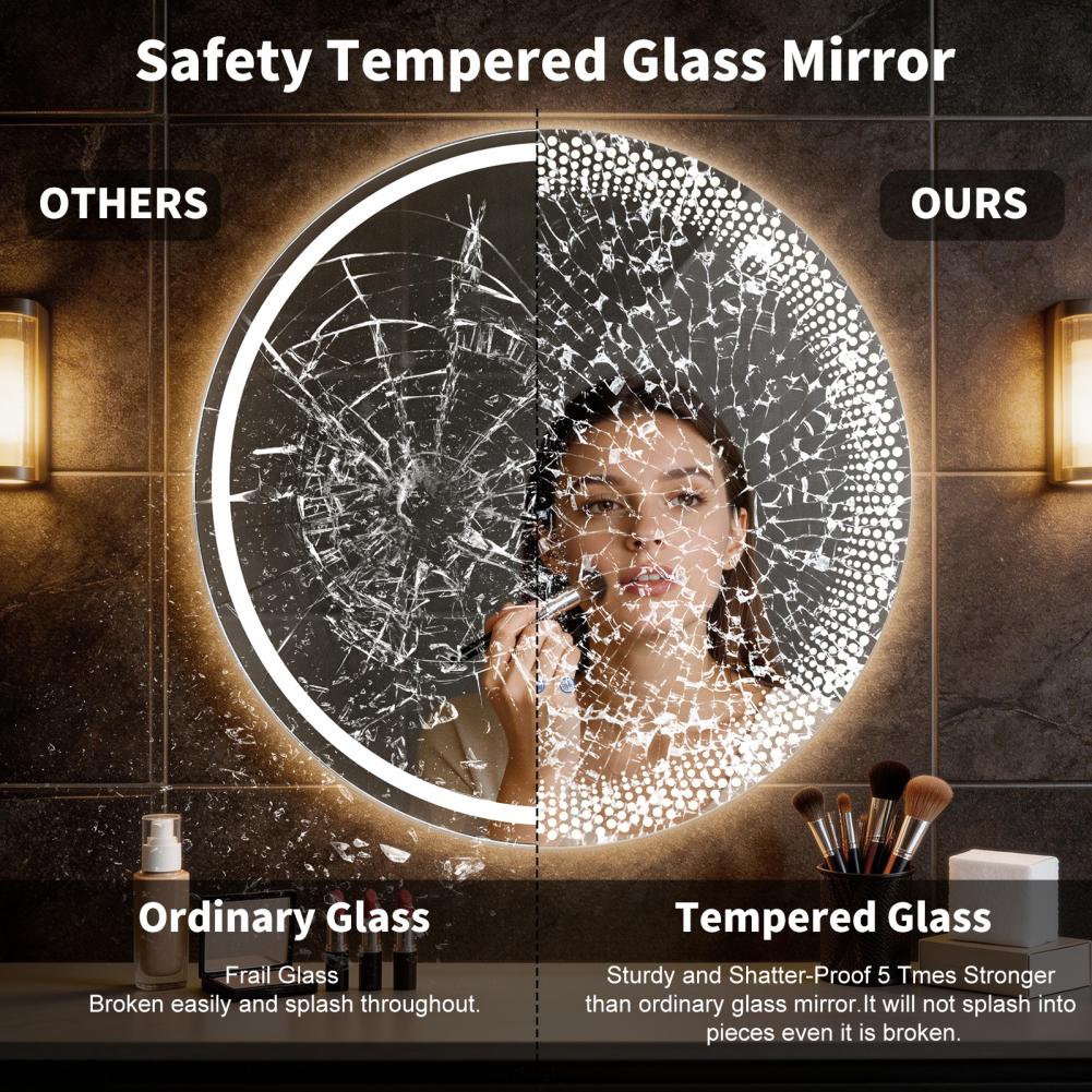 Runder LED-Badezimmerspiegel m – Bathroom Mirror Led Bewertung und Preis