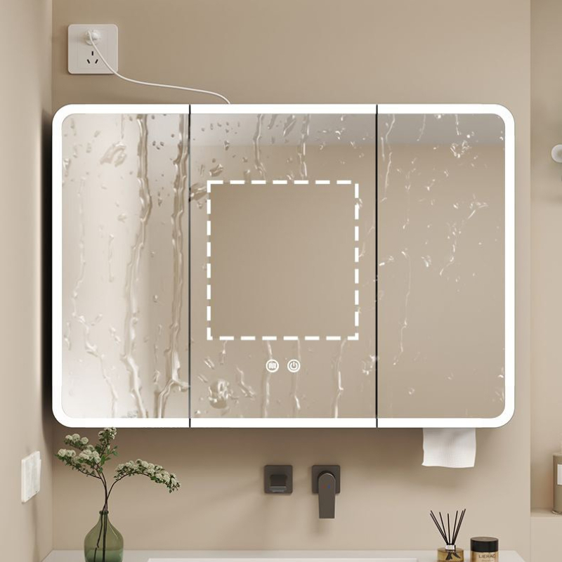 LED Smart Badezimmer-Spiegelsc – Home Bathroom Cabinets Bewertung und Preis