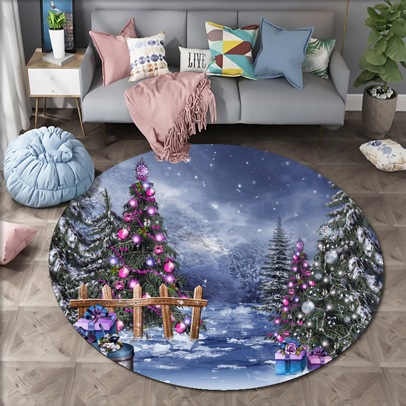 Weihnachten Woods Schnee Szene – Home Bathroom Scene Bewertung und Preis
