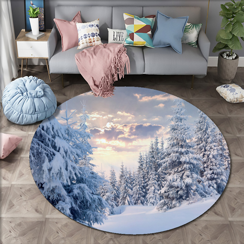 Weihnachten Woods Schnee Szene – Home Bathroom Scene Bewertung und Preis