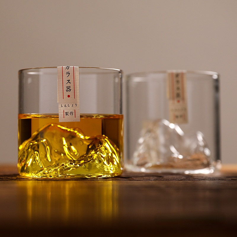 Japan 3D Mountain Whiskey Glas – Yamazaki Home Bathroom Storage Bewertung und Preis