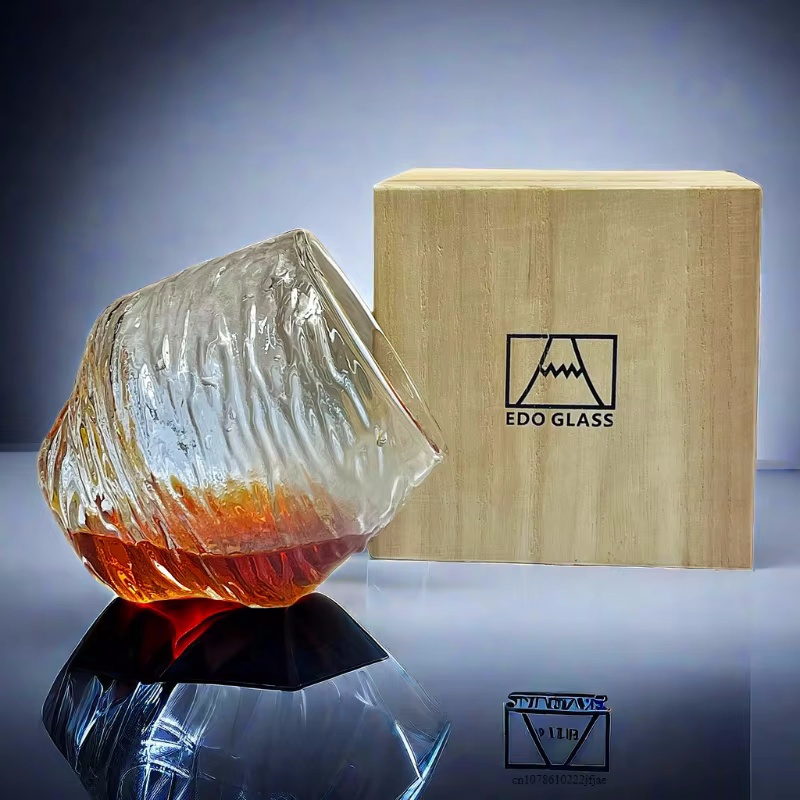 Japan 3D Mountain Whiskey Glas – Yamazaki Home Bathroom Storage Bewertung und Preis