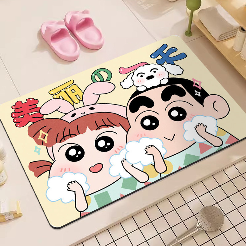Crayon Shin-Chan Cartoon-Badem – Home Bathroom Rugs Bewertung und Preis