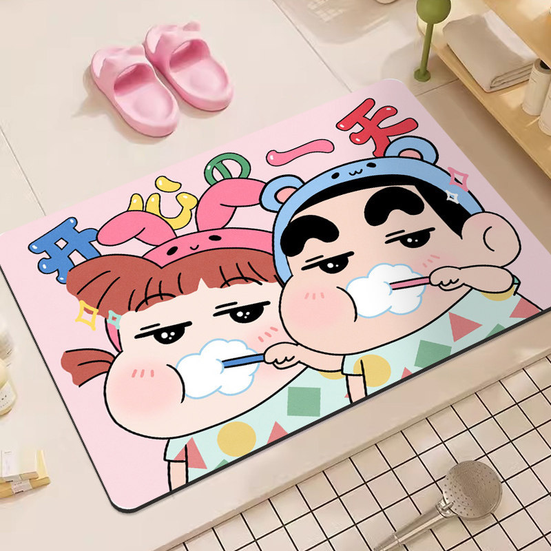 Crayon Shin-Chan Cartoon-Badem – Home Bathroom Rugs Bewertung und Preis
