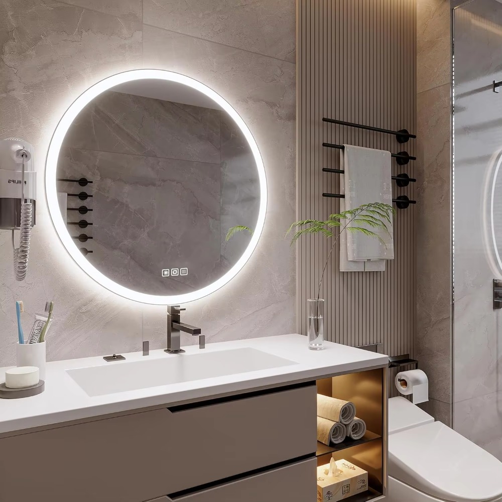 Moderner 20-Zoll Runder Alumin – Bathroom Mirror Led Bewertung und Preis