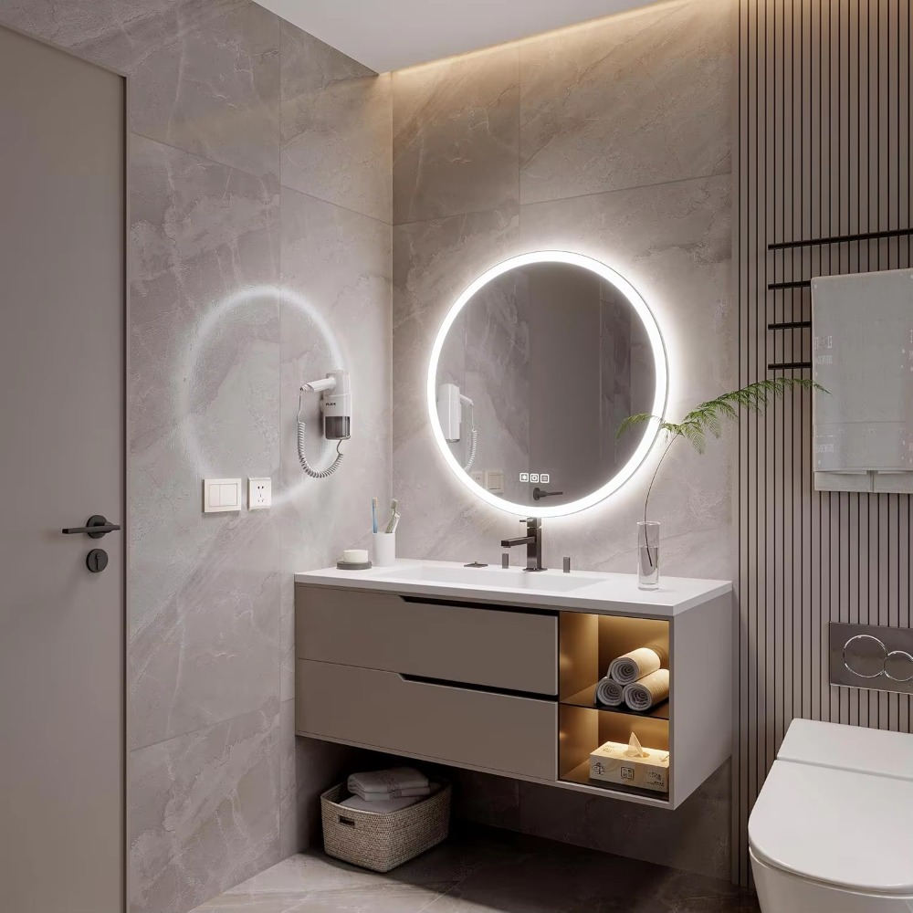 Moderner 20-Zoll Runder Alumin – Bathroom Mirror Led Bewertung und Preis