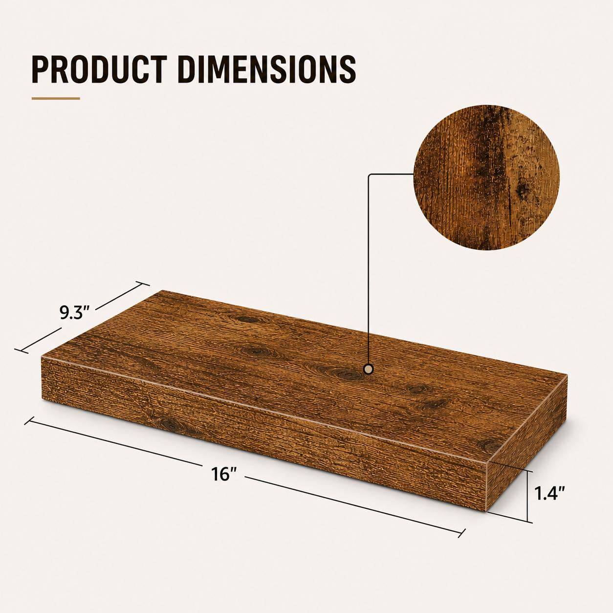 2 Stück Rustikale Holz-Schwebe – Home Bathroom Organizer Bewertung und Preis