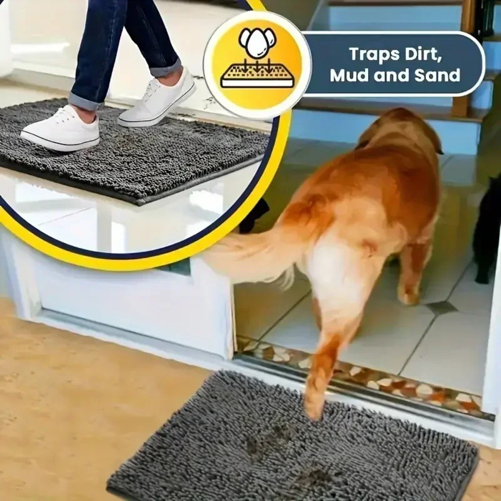 Einfarbige Haustier-Türmatte S – Home Bathroom Rugs Bewertung und Preis