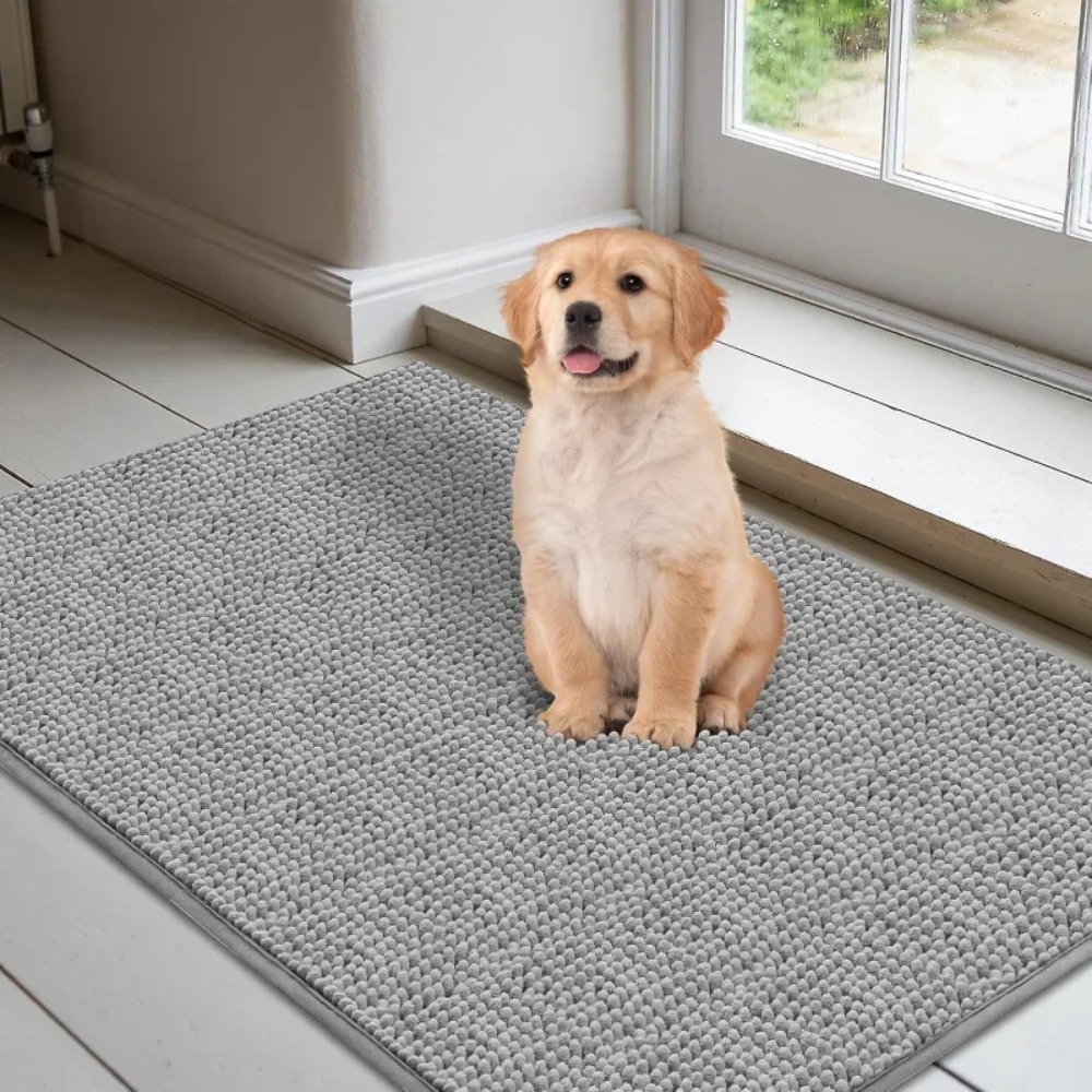 Einfarbige Haustier-Türmatte S – Home Bathroom Rugs Bewertung und Preis