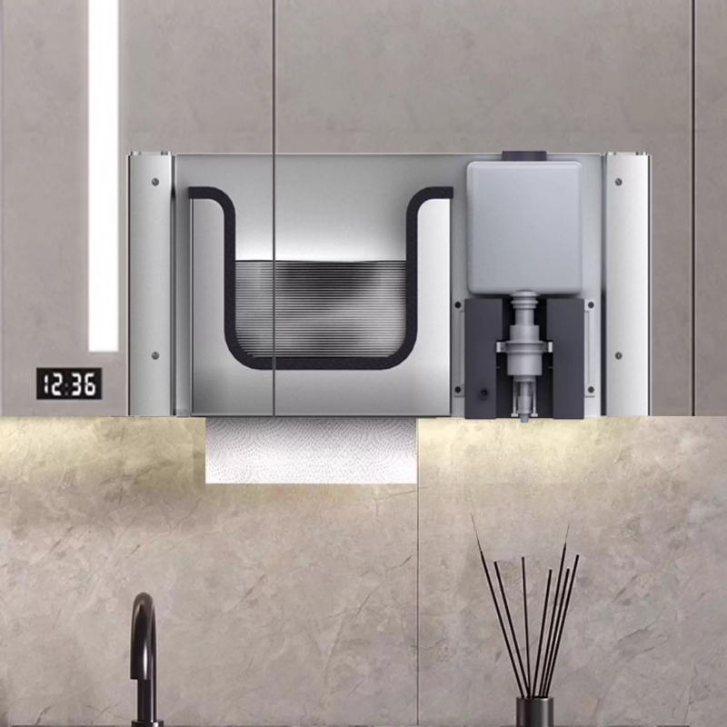 Edelstahl Versteckter Papierha – Home Bathroom Paper Towel Dispenser Bewertung und Preis