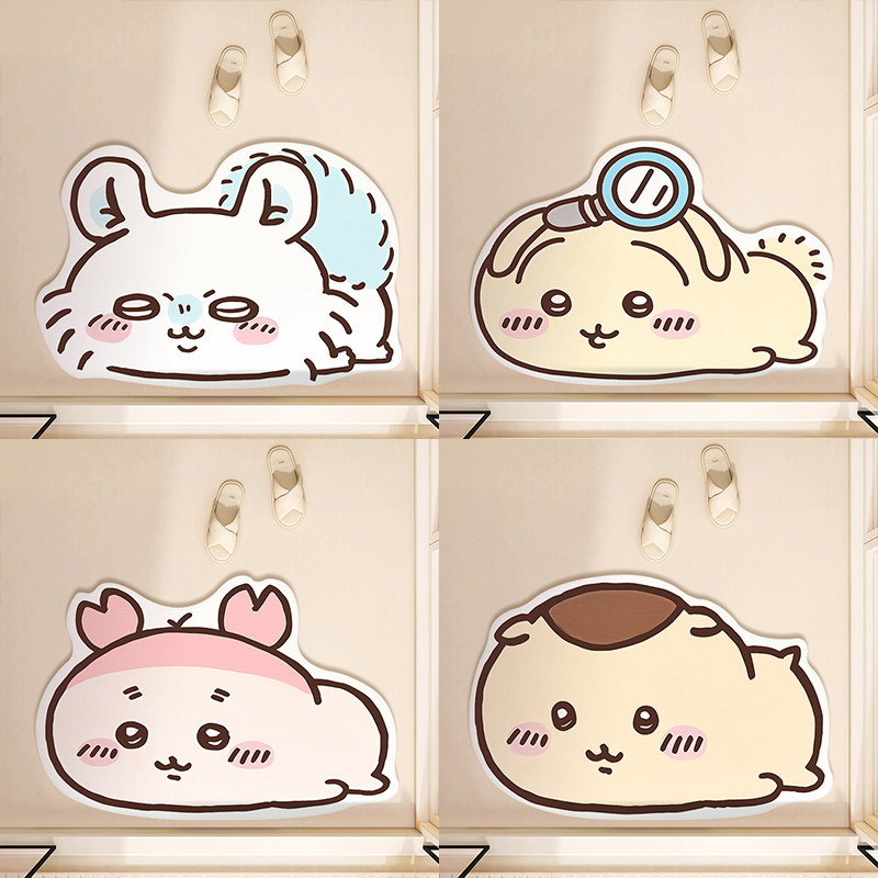 Cartoon Momonga Chiikawa Saugf – Home Bathroom Rugs Bewertung und Preis