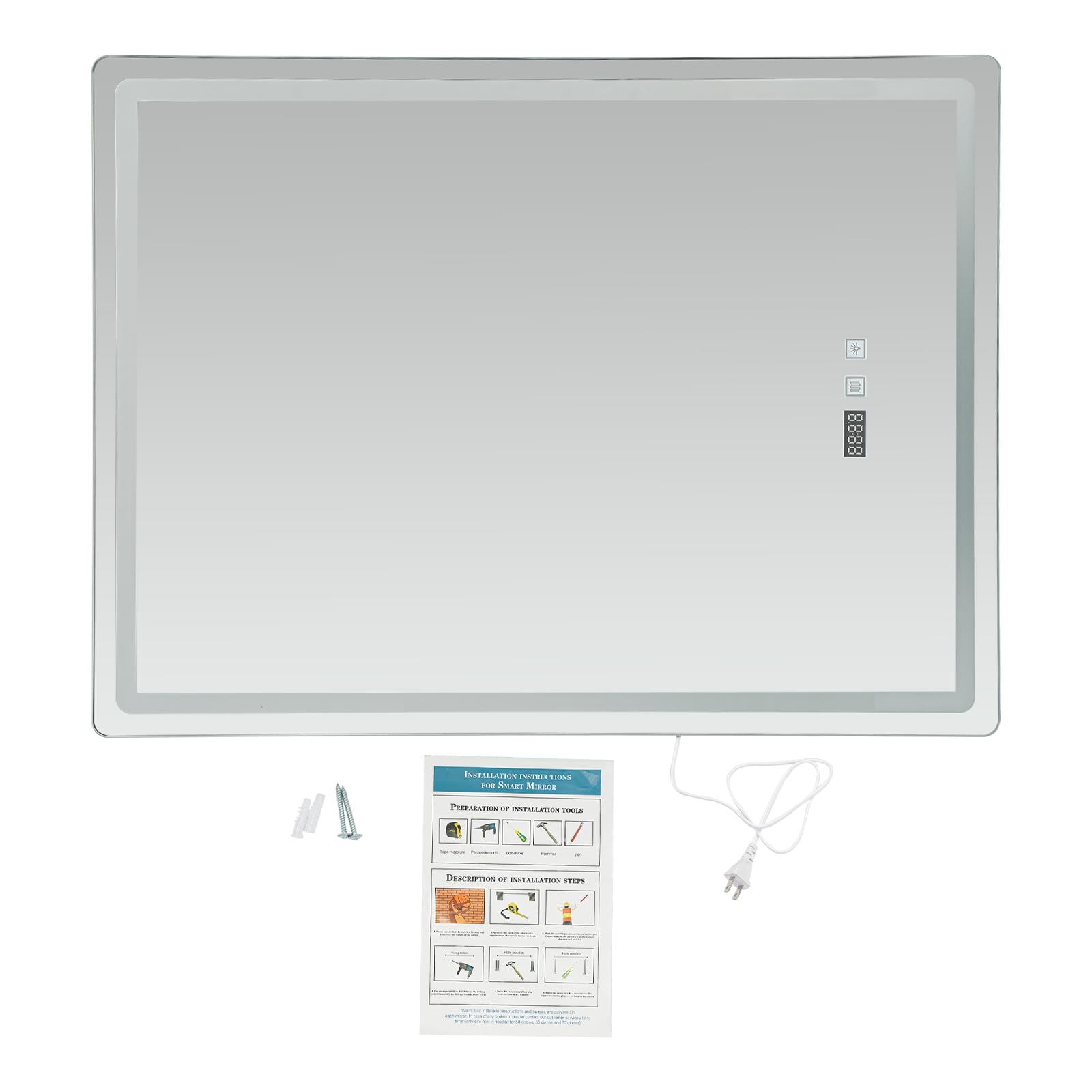 LED-Badezimmer-Wandspiegel, 50 – Bathroom Mirror Led Bewertung und Preis
