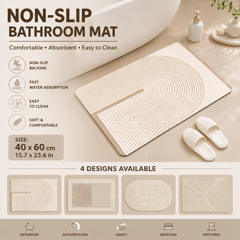 Diatomit-Badematte Schnell Tro – Home Bathroom Mats Bewertung und Preis